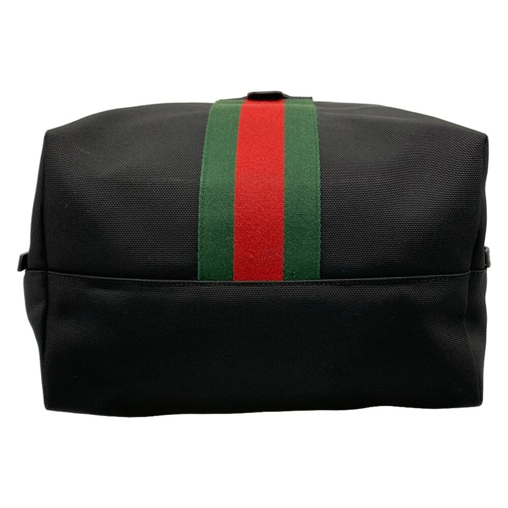 Gucci Backpack Backpack 337075 Black Red Green Techno Canvas - Picture 5 of 15